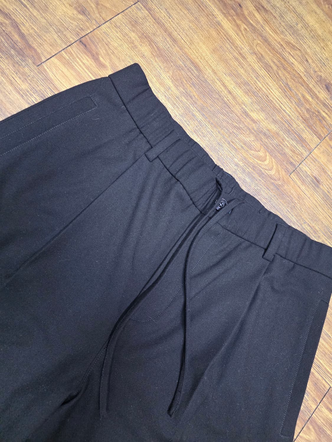 타임 와이드 드로우스트링 팬츠 상품이미지2