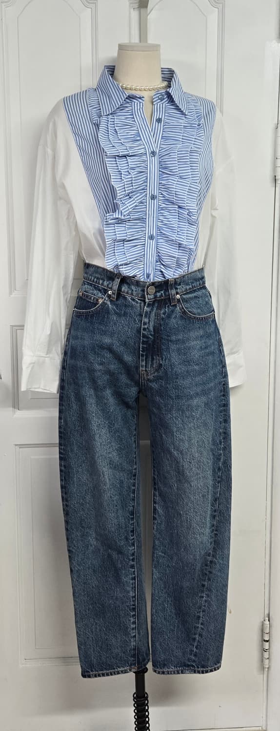 새상품)바네사 스콧 프릴 블라우스 상품이미지3