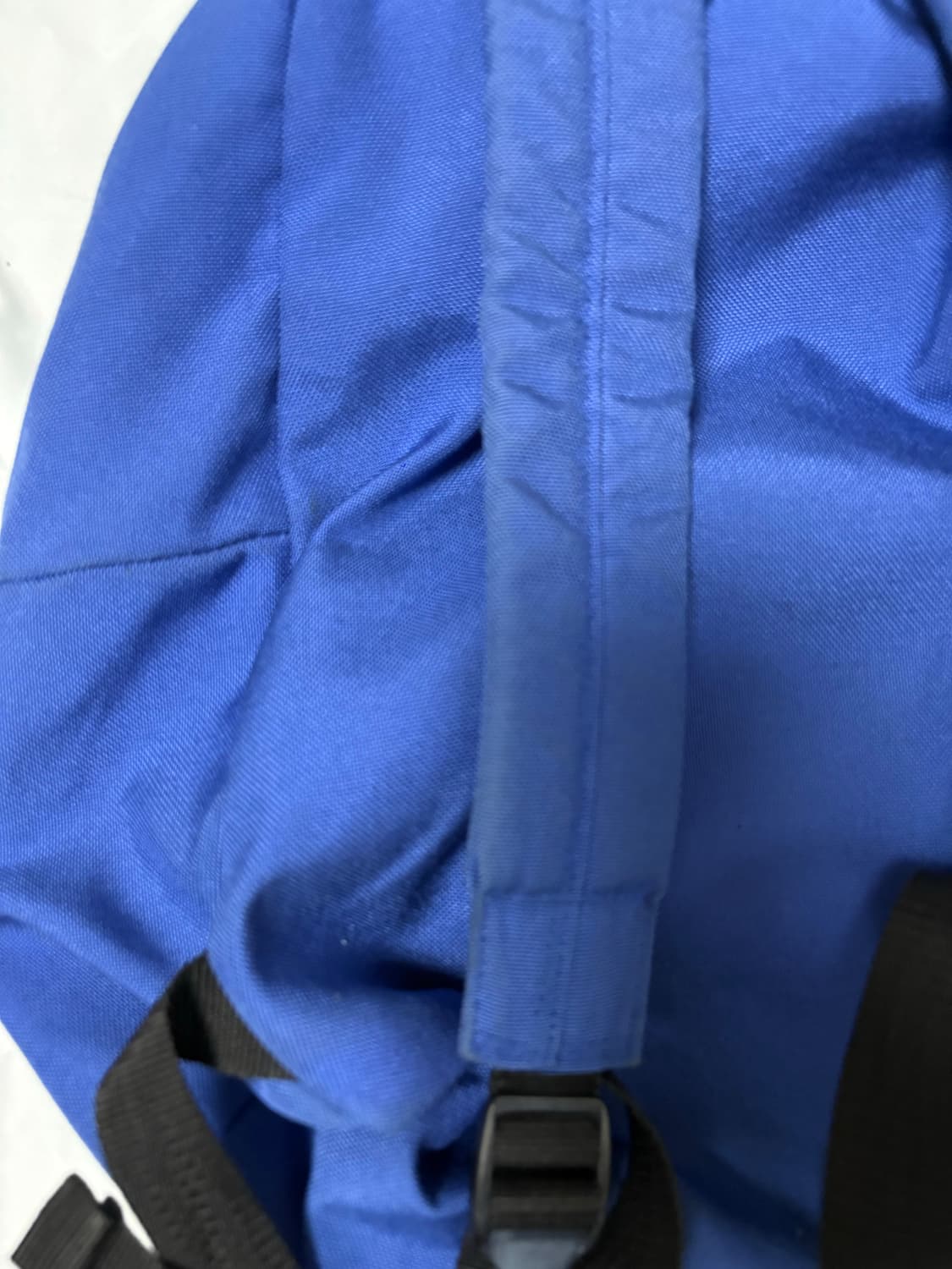 꼼데가르송 옴므 플러스 코튼 나일론 백팩 블루 상품이미지5