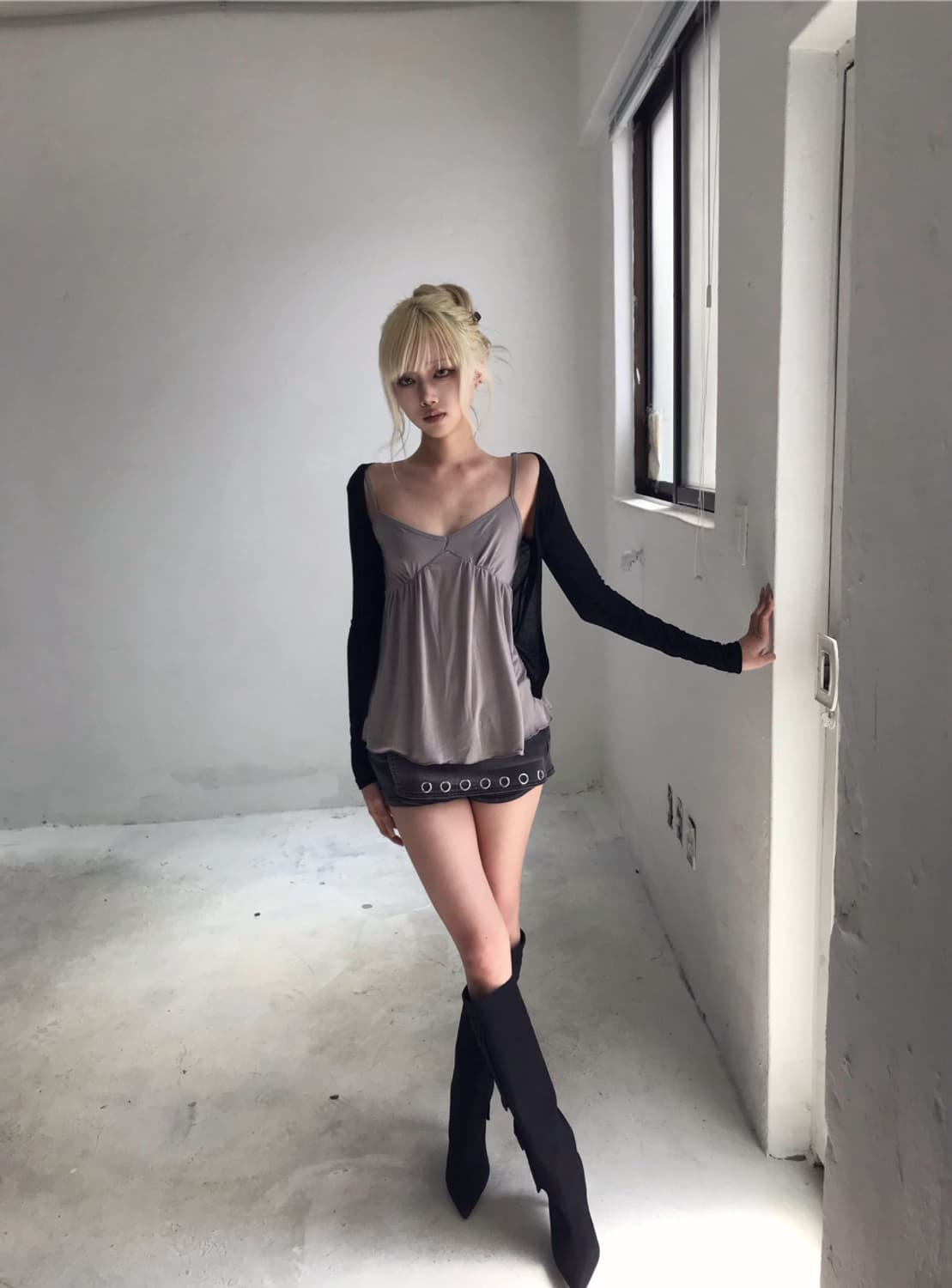 쿄이 kyoiii 슬리브+아일렛쇼츠 상품이미지2