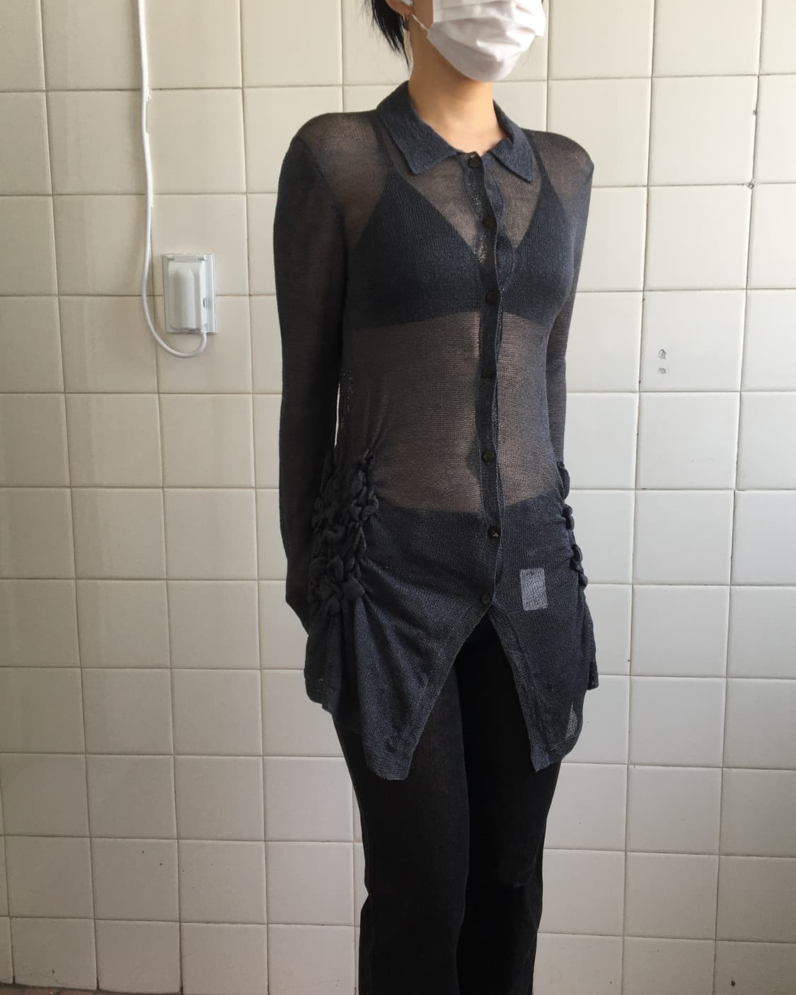 ritsuko shirahama Side shirring point sh 상품이미지6