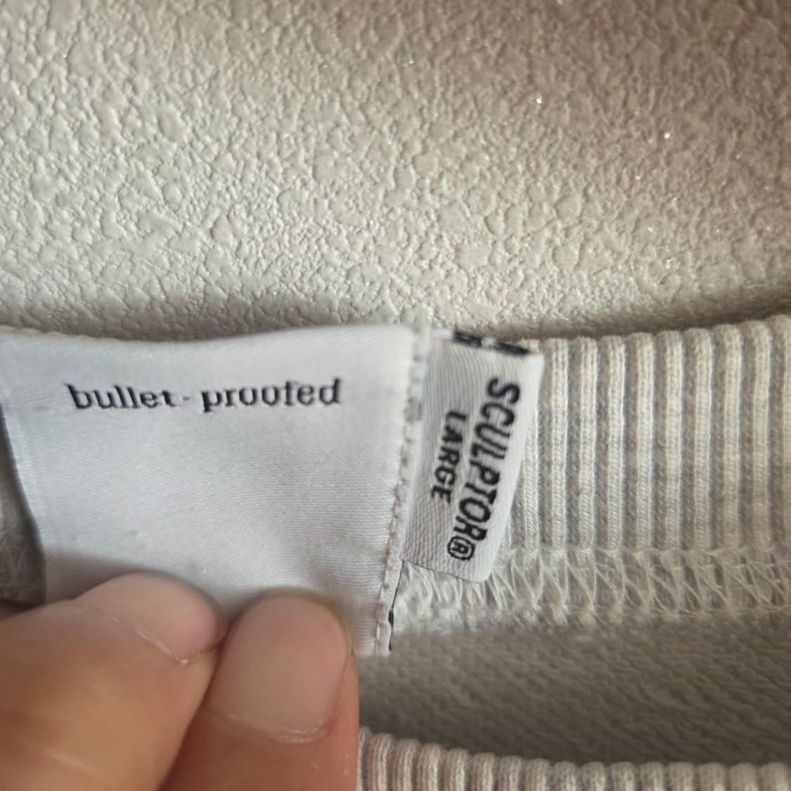 스컬프터 맨투맨 L 회색(남녀공용) 상품이미지6