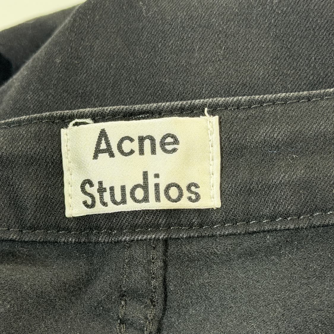 [26] 아크네스튜디오 하이라이즈 크롭 블랙진 상품이미지8