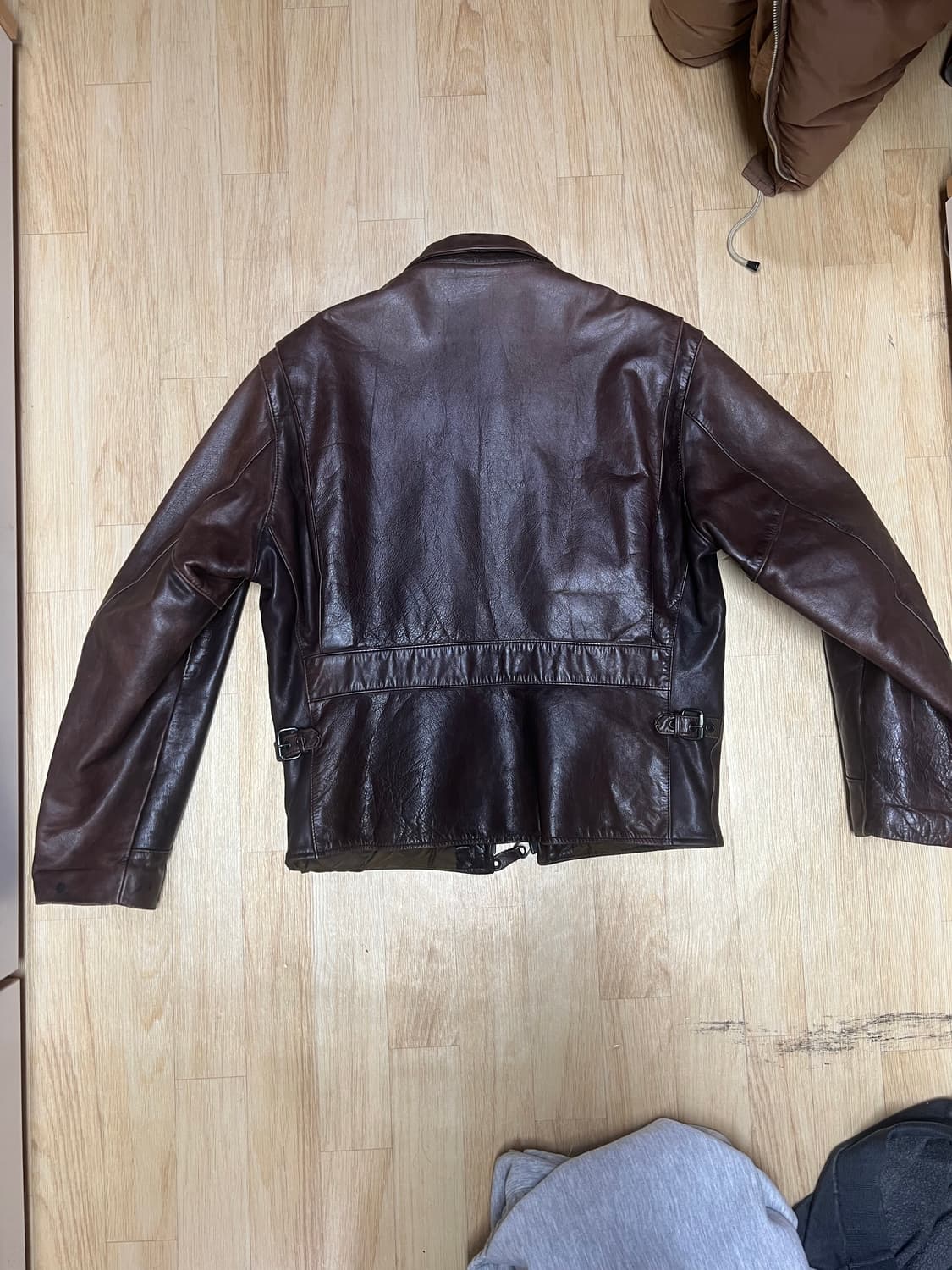 골든베어 가죽 자켓 상품이미지2