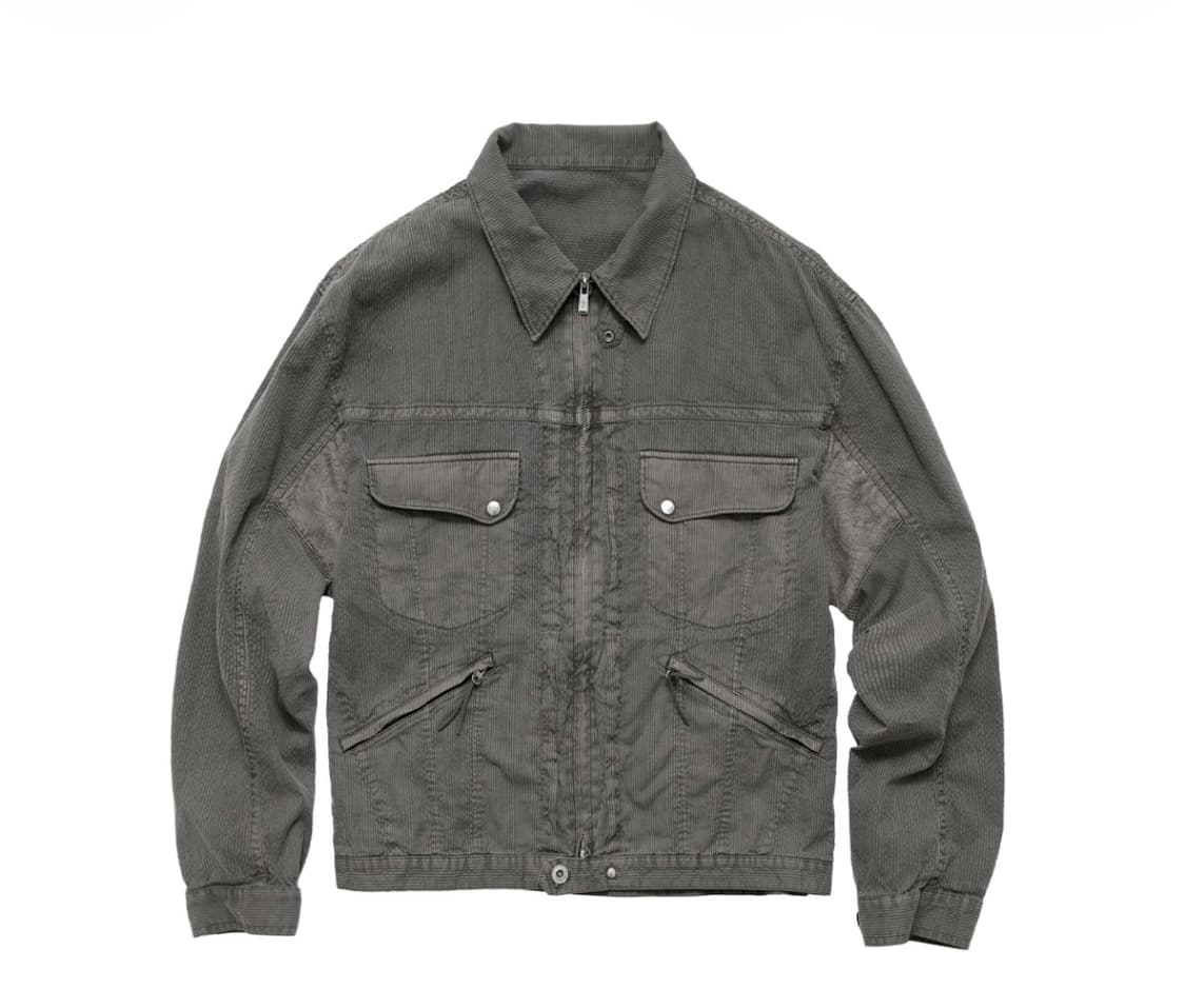 3) 폴리테루 히코리 집 트러커 스트라이프 그레이 상품이미지1