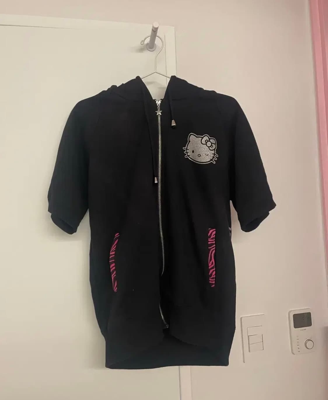 헬로키티 키티 산리오 후드 집업 갸루 일본 빌로 콜라보 스포티 빈티지 상품이미지2