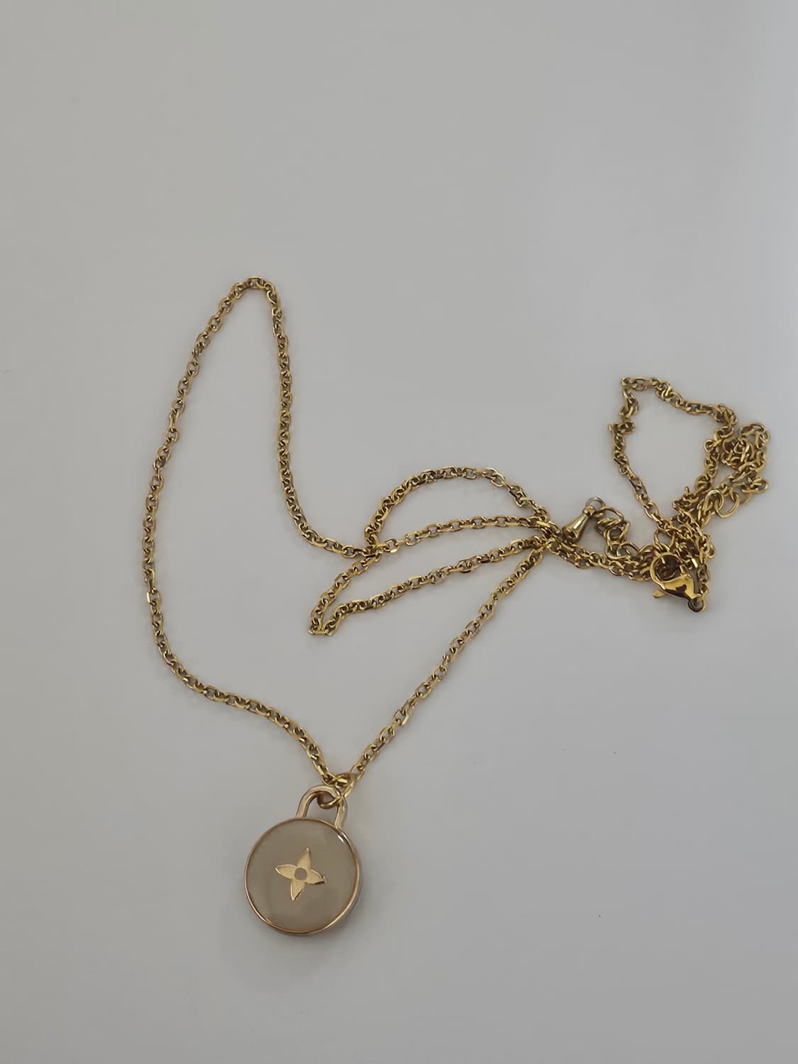 04루이비통 정품 빈티지 목걸이 업사이클링 써지컬 남자목걸이 롱목걸이 상품이미지1