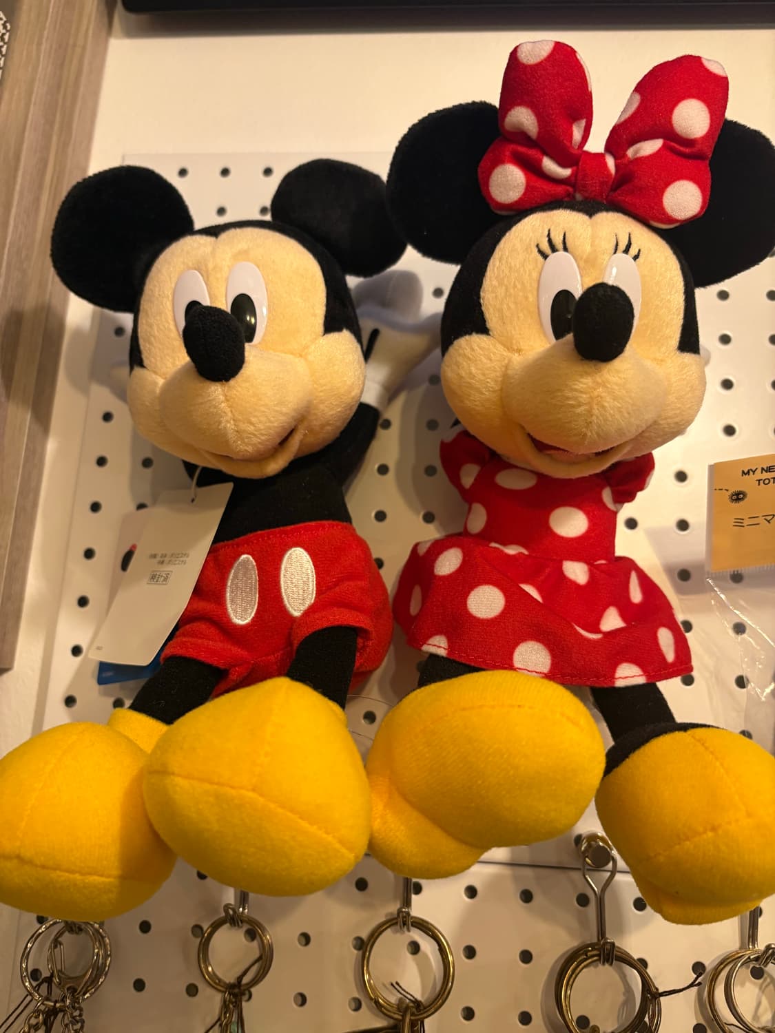 미키미니 도쿄디즈니리조트 한정 마그넷 봉제인형 상품이미지1