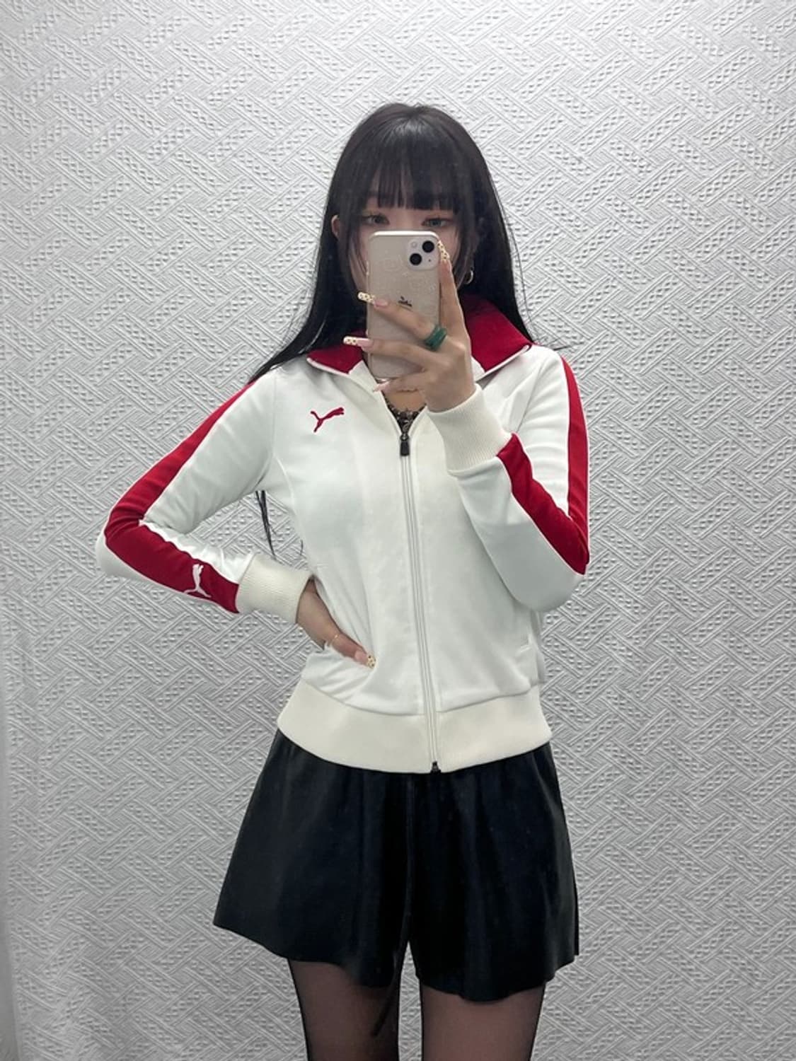 푸마 레트로 Y2K 로고플레이 슬림 져지 집업 S C09903 상품이미지2