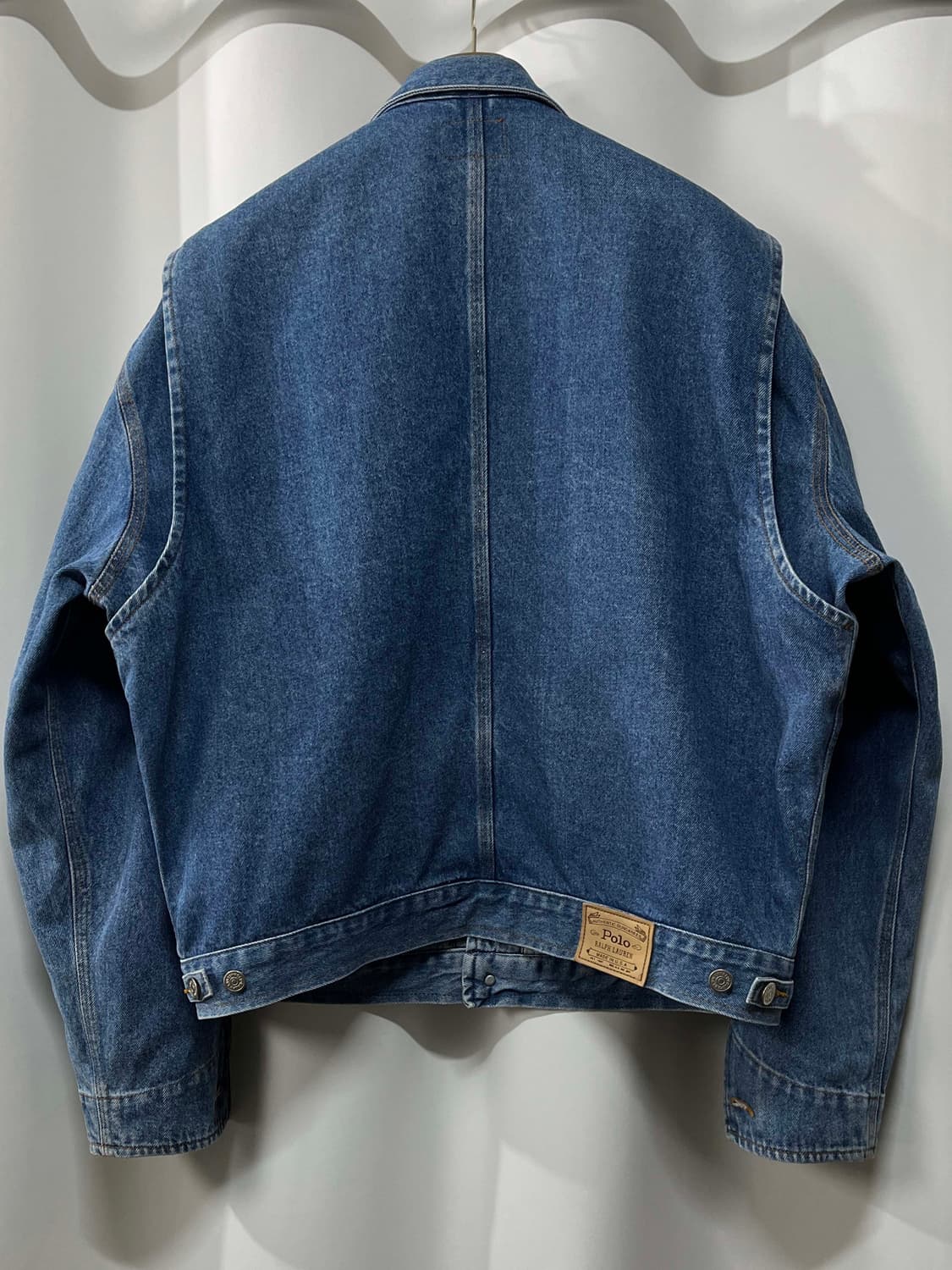 90's 폴로 랄프로렌 usa 덩가리 트러커 데님 자켓 상품이미지2