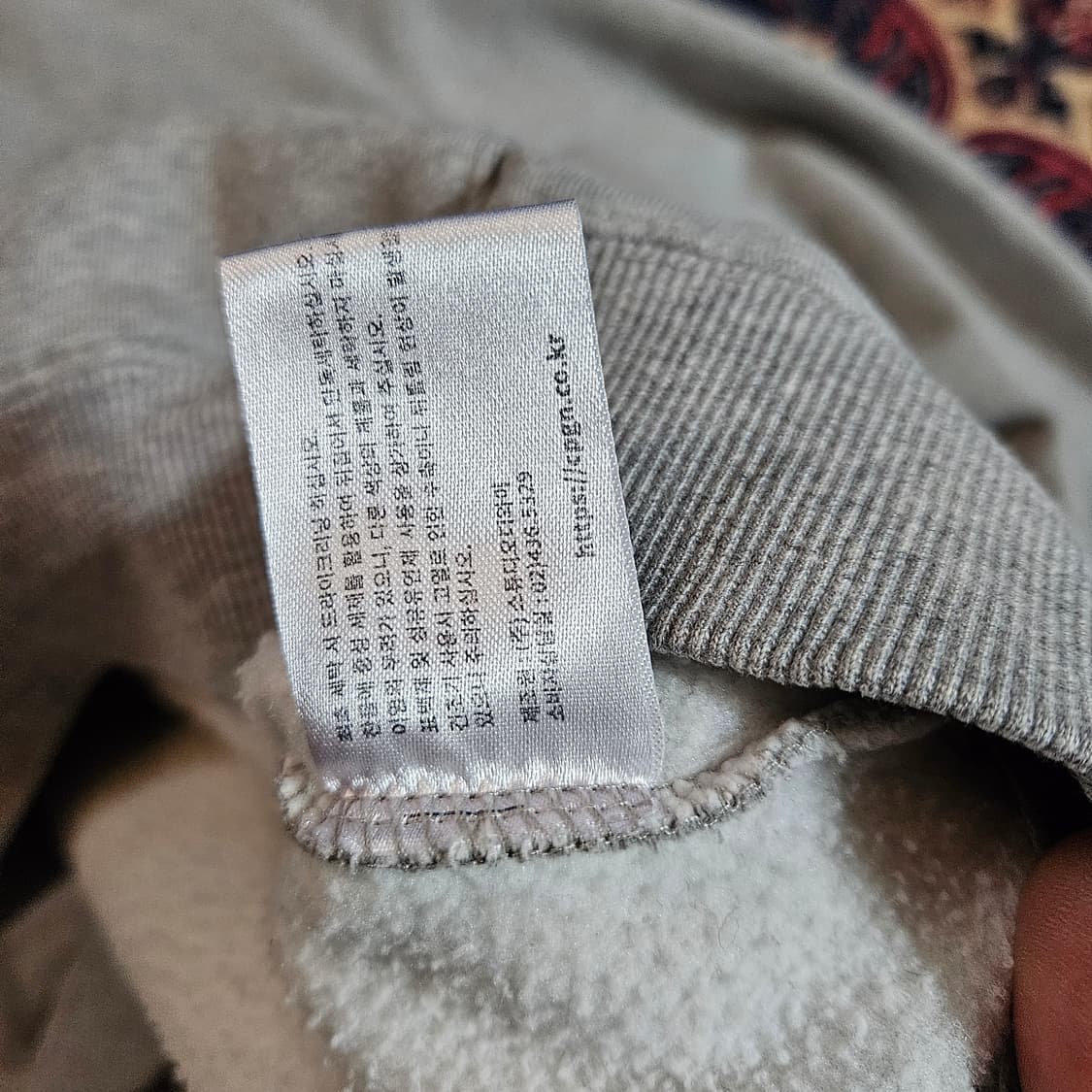 꼼파뇨 일러스트 타투 기모 후드 M size 상품이미지9