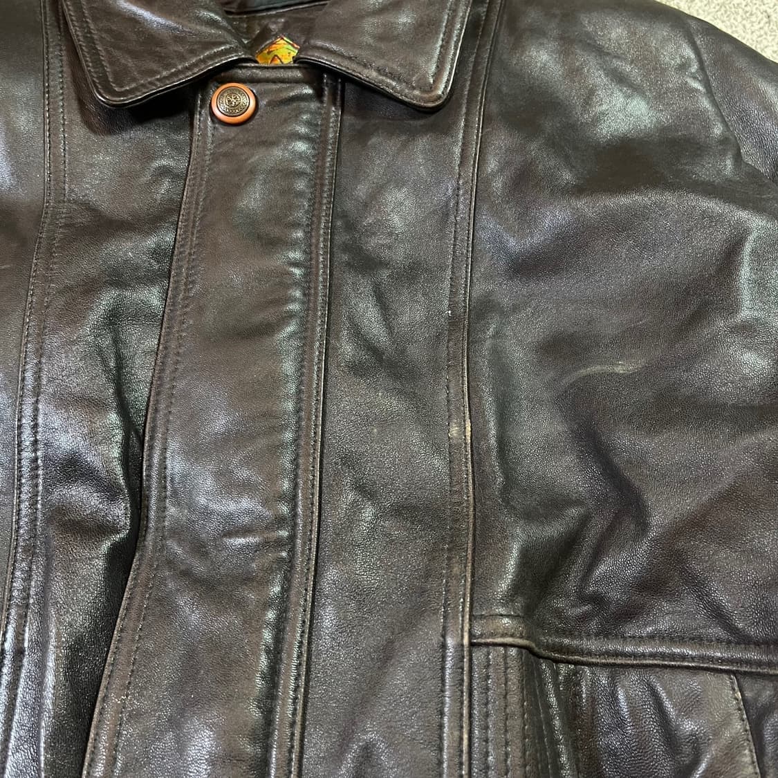 VINTAGE 빈티지 양가죽 봄버자켓 상품이미지5