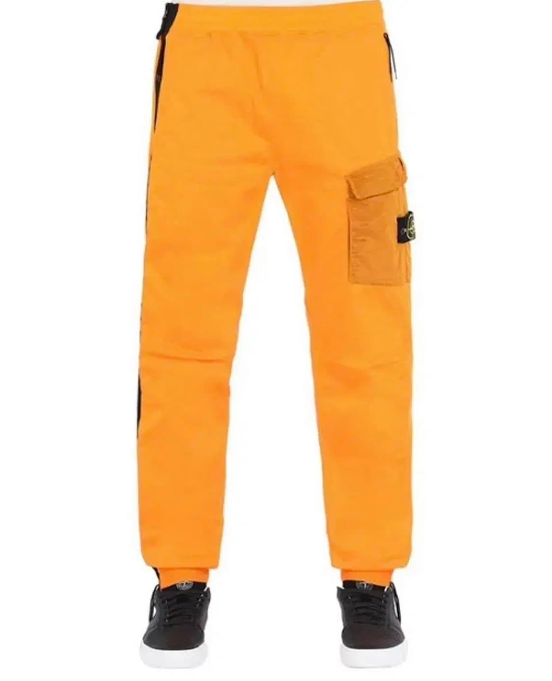 [S] 17FW 스톤아일랜드 믹스 플리스 카고 팬츠 상품이미지1