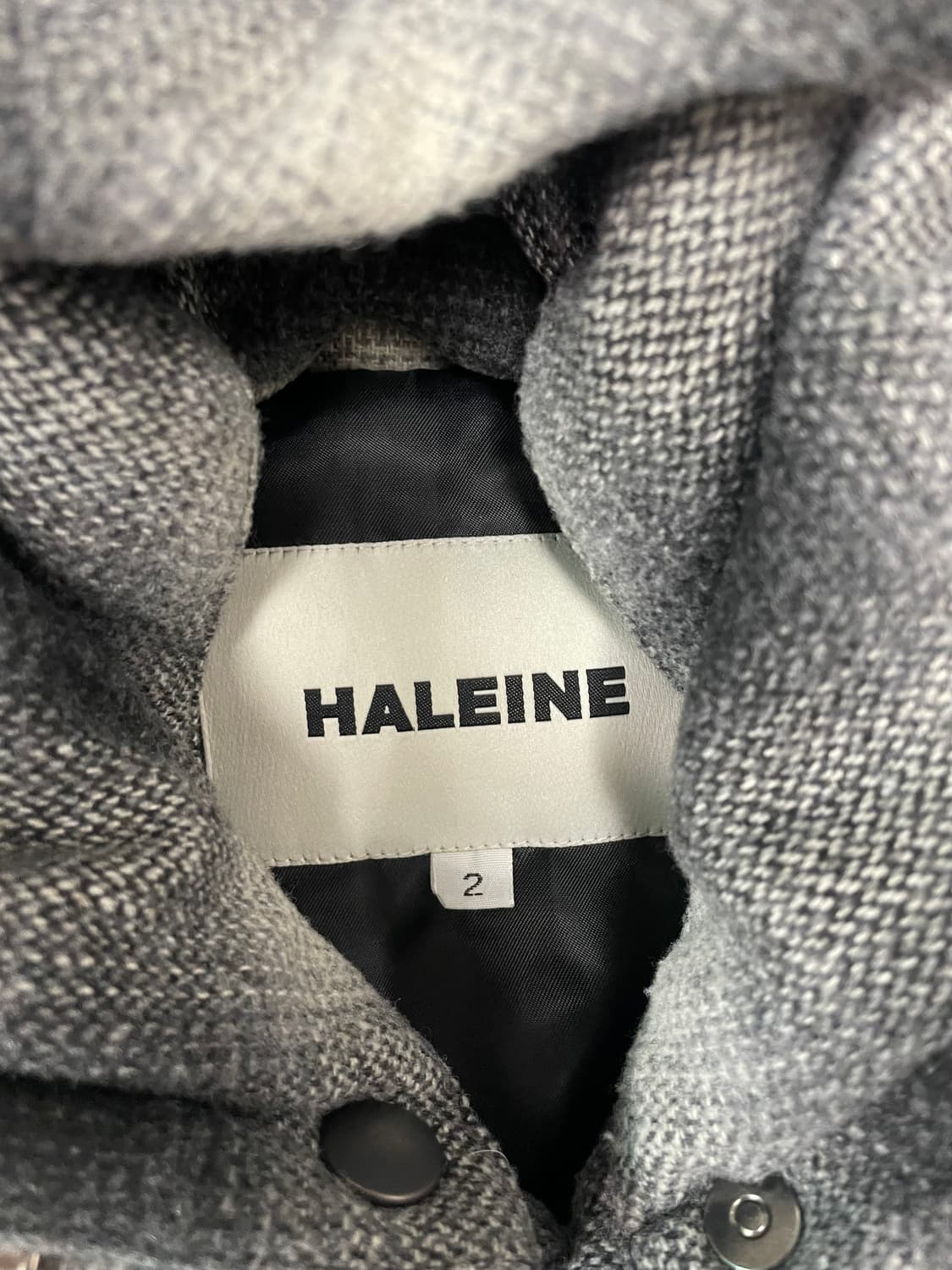 DETACHABLE CHECK HOOD PADDING 상품이미지4