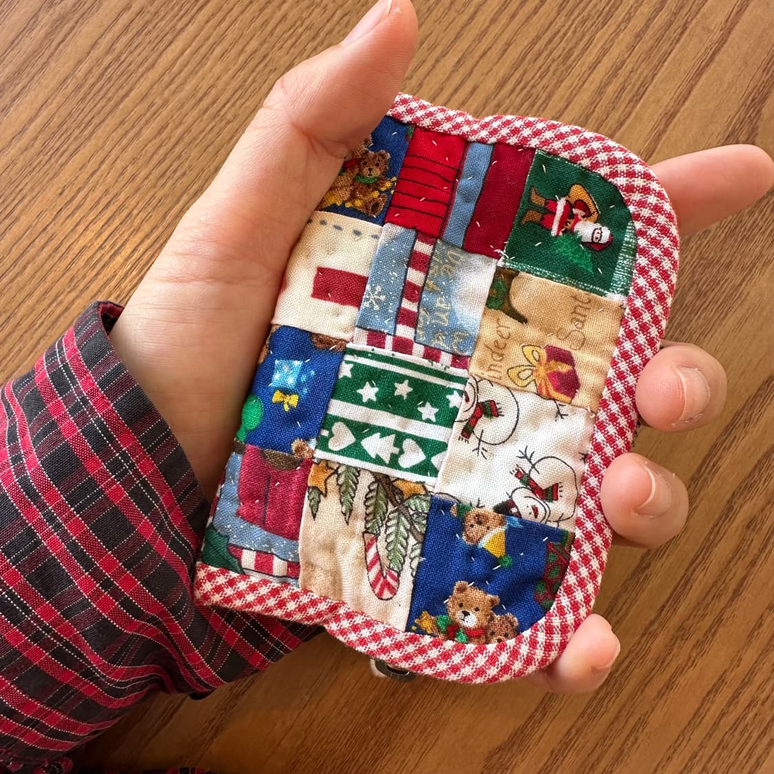 크리스마스 성탄절 카드 지갑 / 간단 파우치 / 퀼트 파우치 상품이미지3
