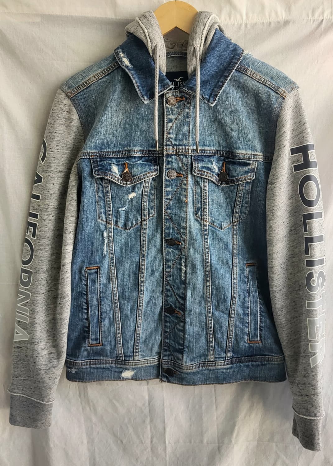 HOLLISTER 홀리스터 데님 자켓 S 베이직 청자켓 트러커자켓 상품이미지1