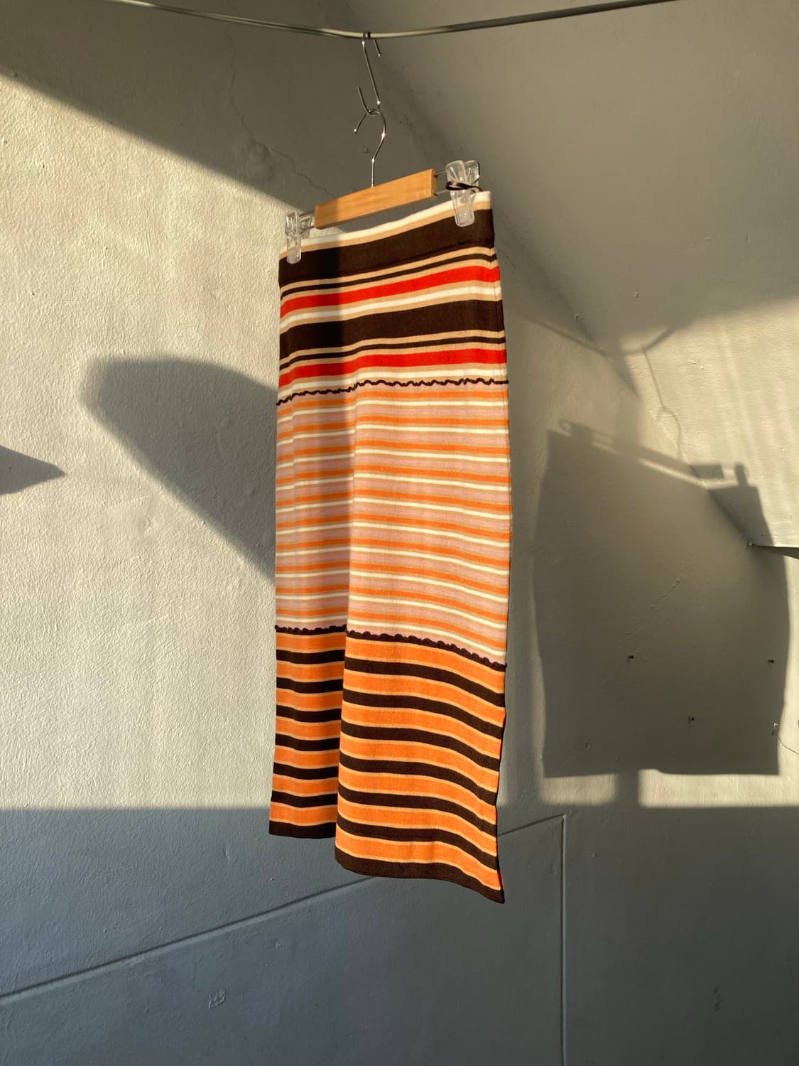 마르니•유니클로 스트라이프 코튼 스커트 상품이미지4