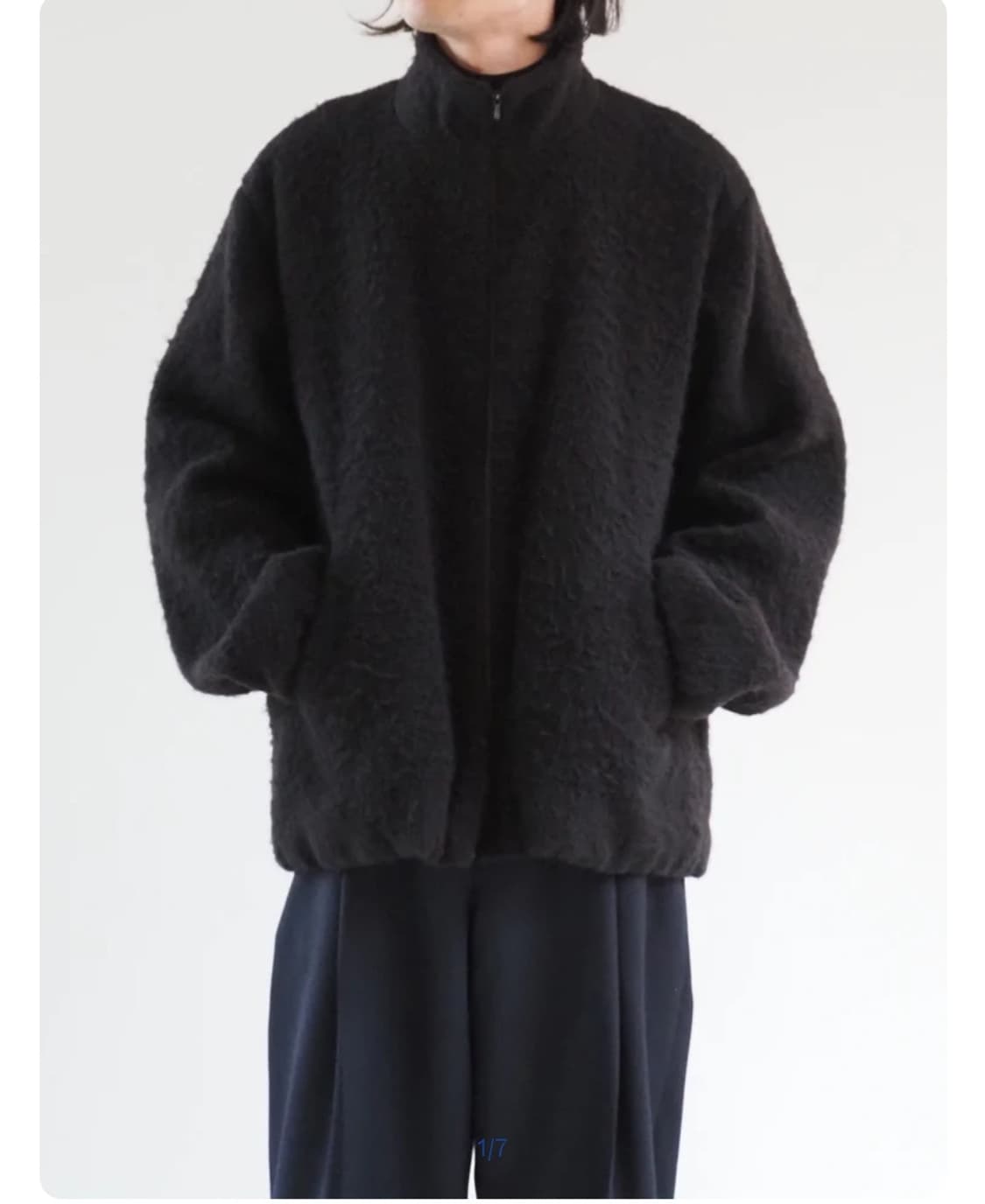 [1] 코모리 샤기 카멜 자켓 상품이미지3