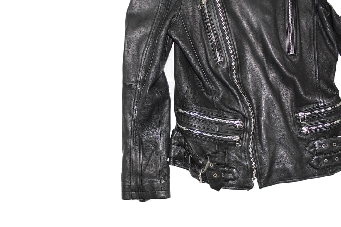 2000s JAPAN Lambskin Leather BikerJacket 상품이미지3