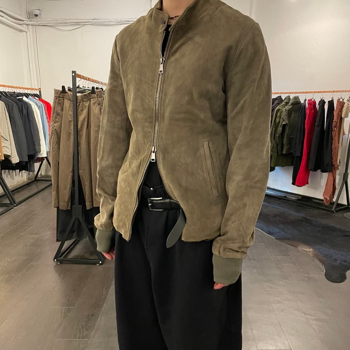 텐세이오또 레더 자켓 상품이미지5