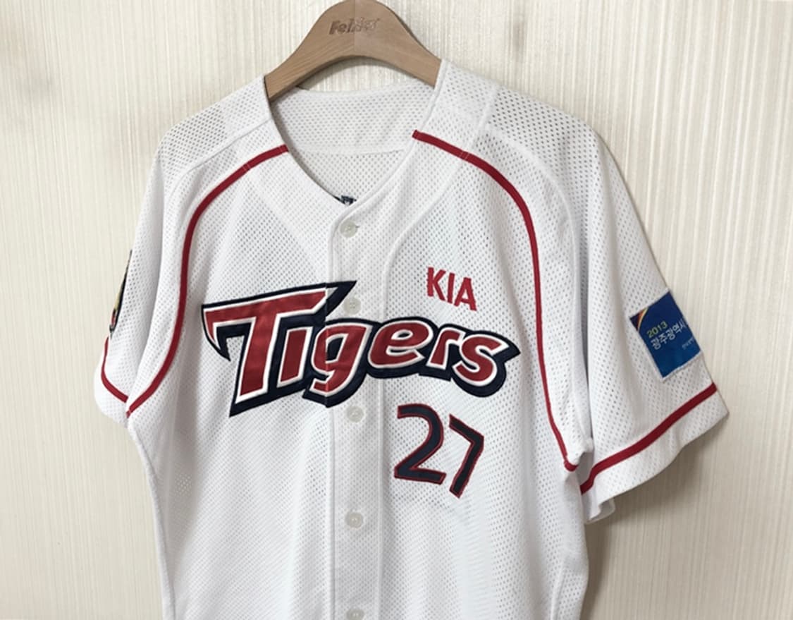 KBO 비젼코리아 기아타이거즈 올드 홈유니폼/져지 100 #27 김태양 상품이미지5