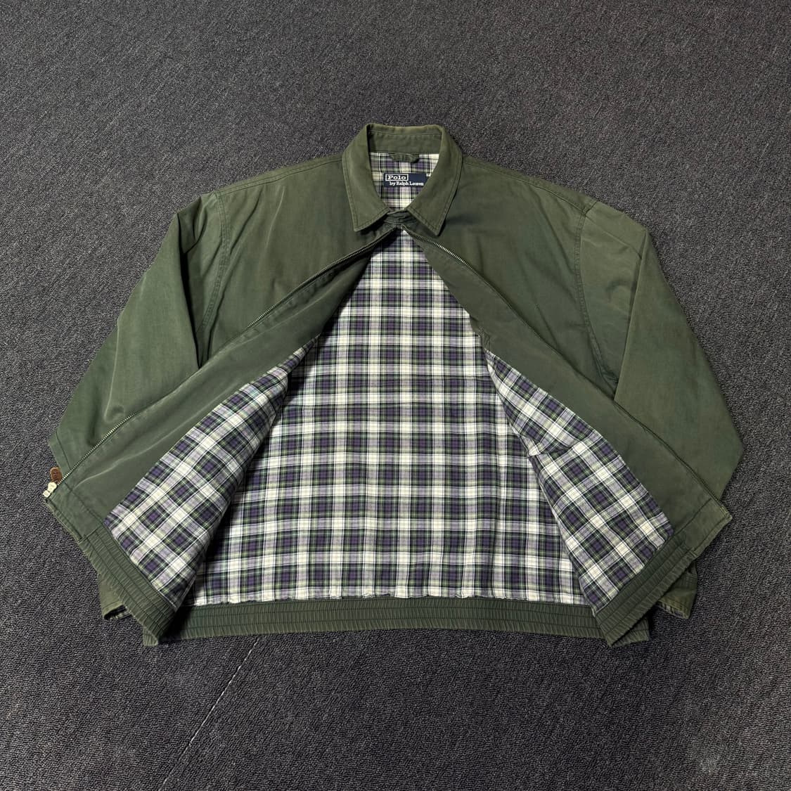 폴로 그린 레드 빈티지 자켓 상품이미지2