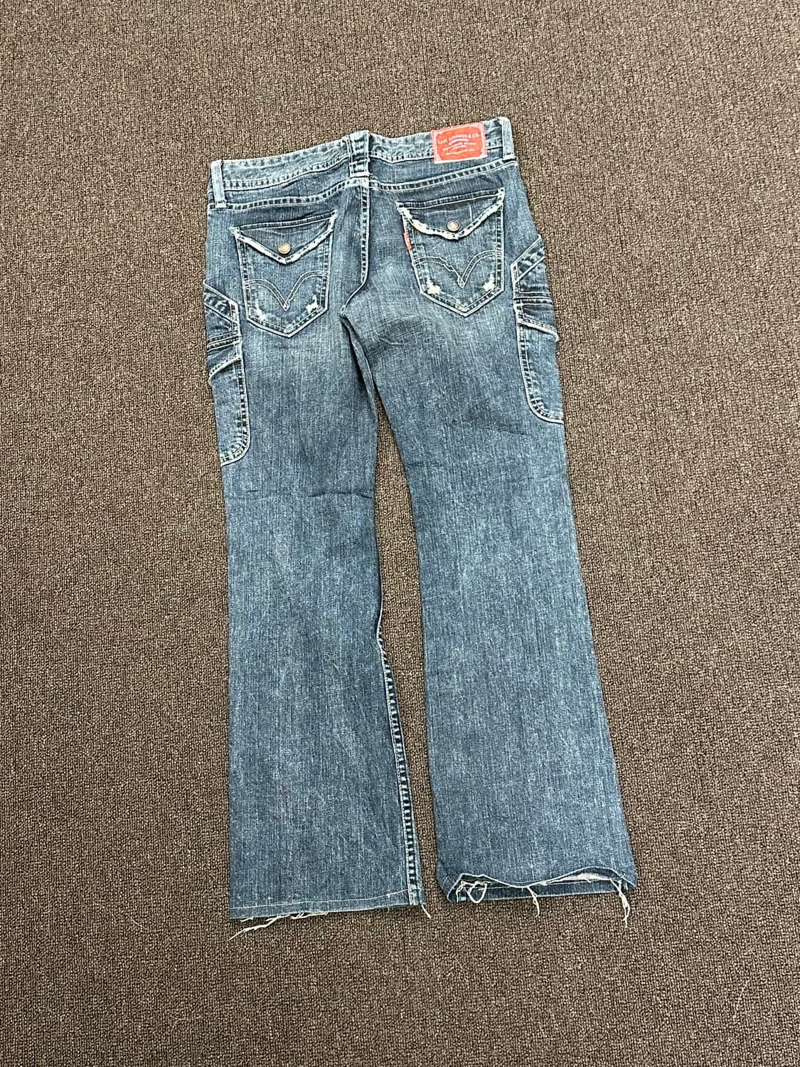 28)리바이스 빈티지 여성 y2k 카고 데님팬츠 상품이미지1