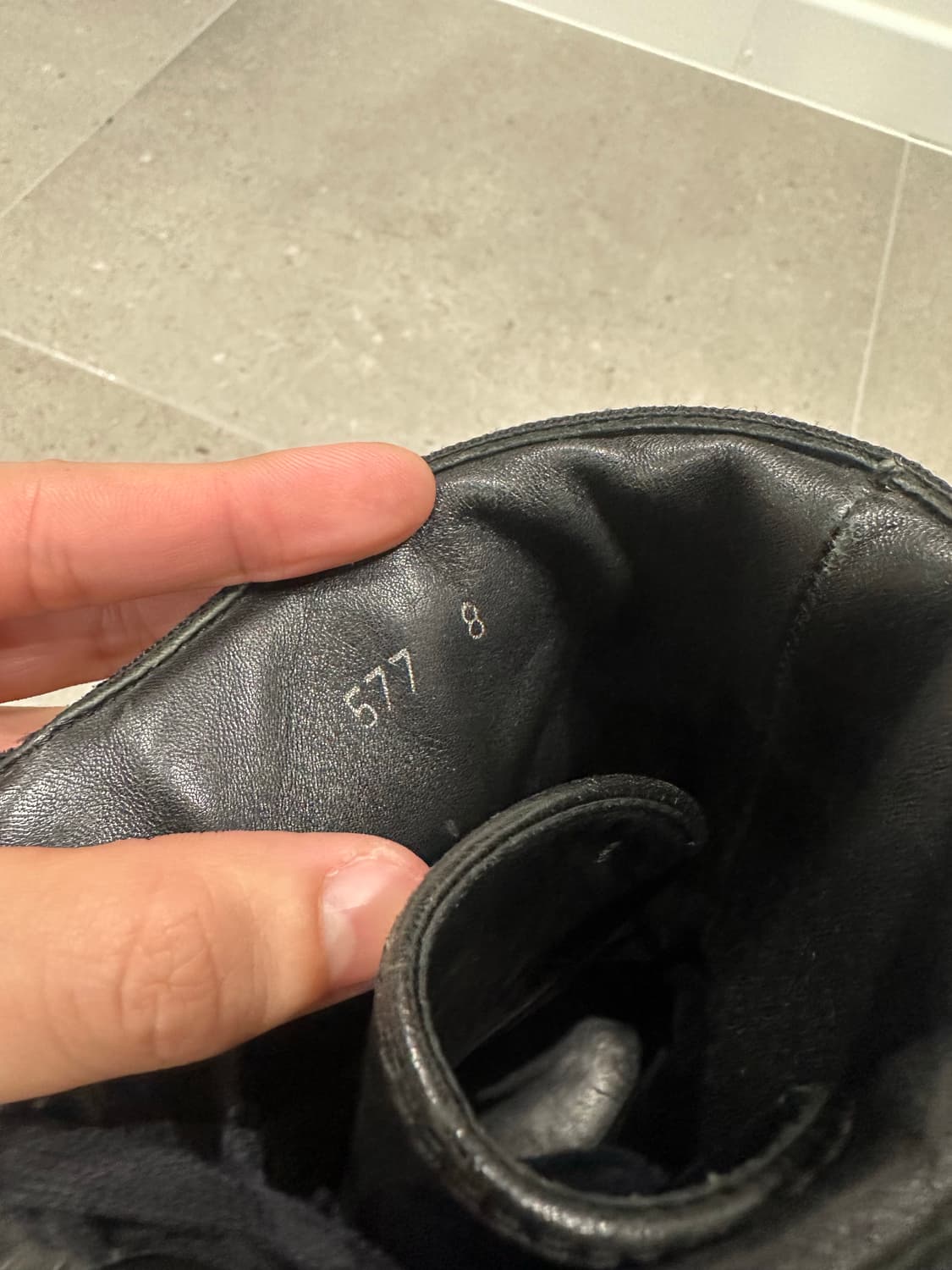 Helmut lang 03aw 컴뱃 부츠 상품이미지5