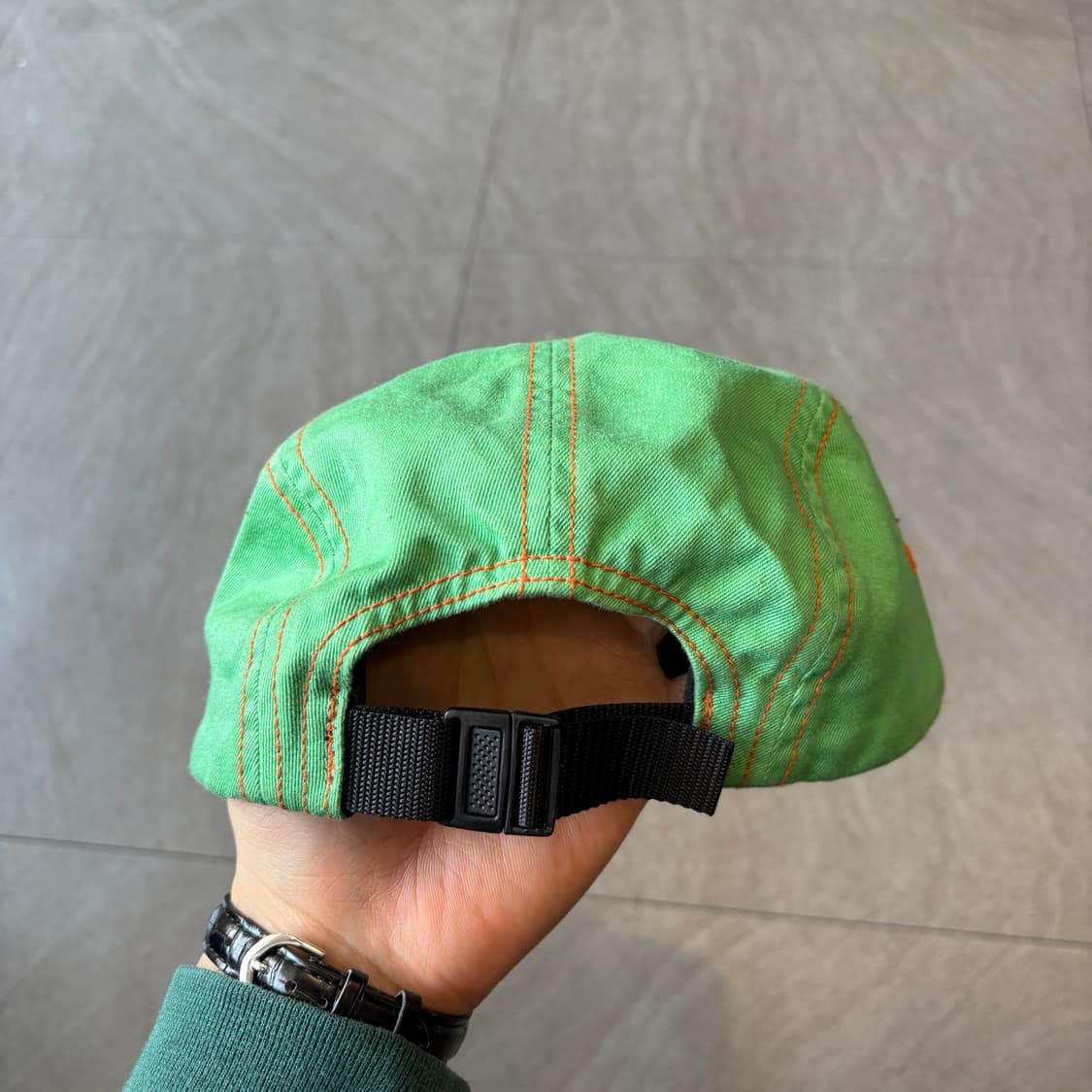 18ss 슈프림 콘트라스트 스티치 캠프 캡 상품이미지3