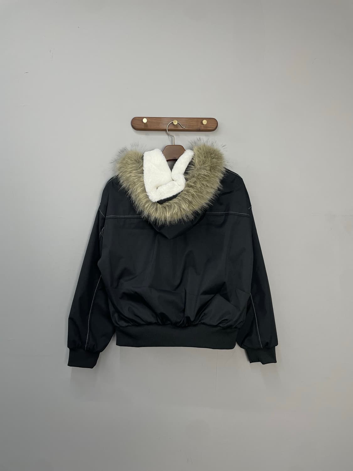 빈티지 후드 퍼 자켓 (털부착가능) H2008 상품이미지4