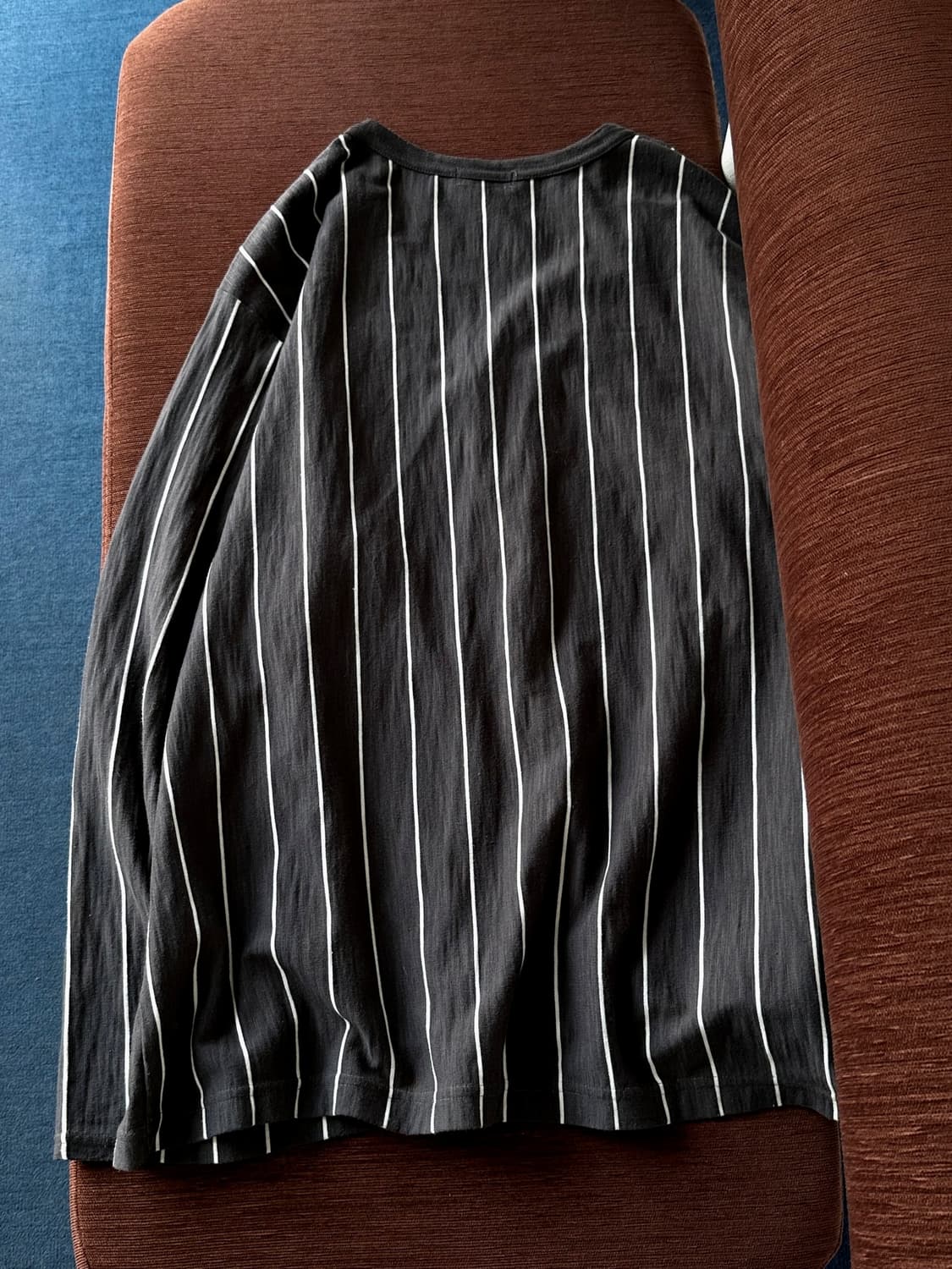 Cotton loose stripe cardigan 상품이미지3