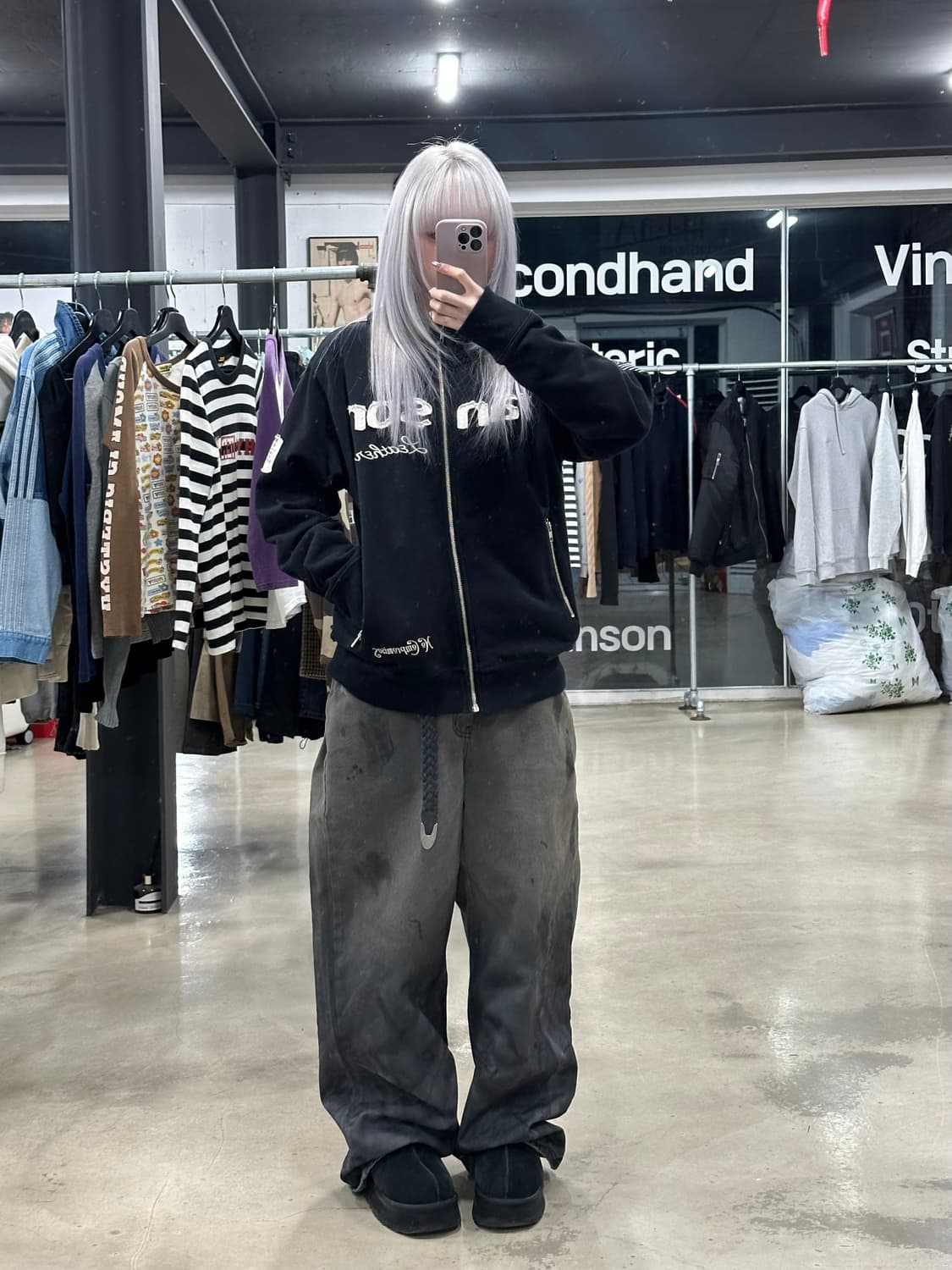 벤슨 블랙 트랙 자켓 상품이미지3