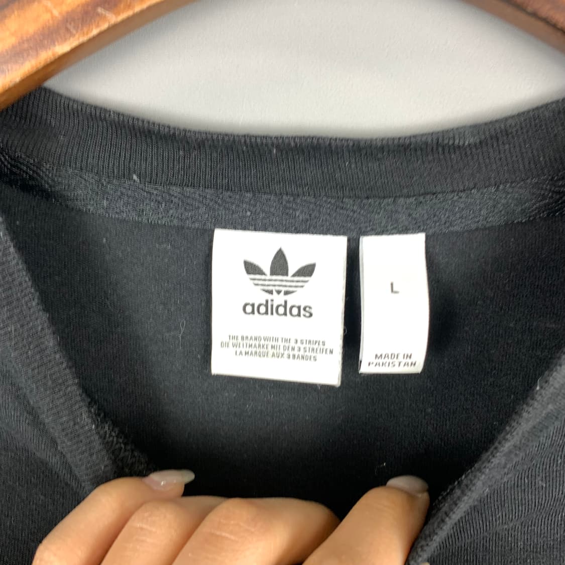 아디다스 블랙 반팔 티셔츠 상품이미지5