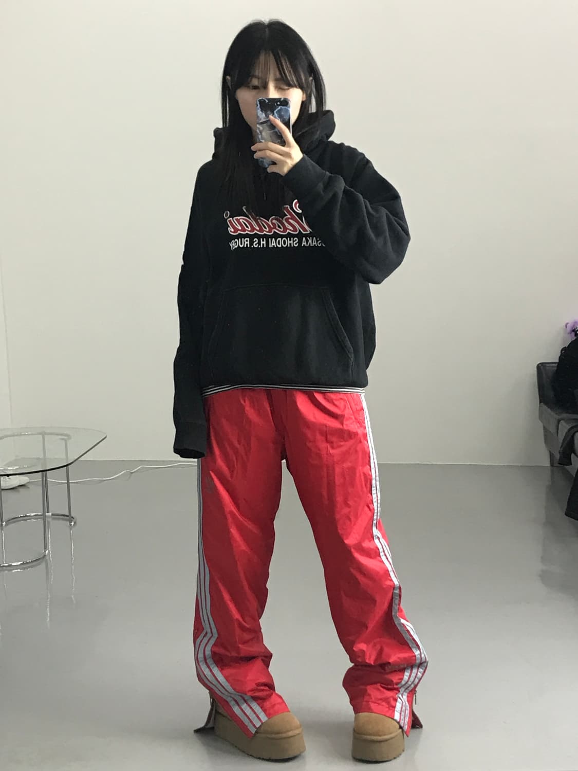 jpn 오사카 쇼다이 럭비 후드티 상품이미지1