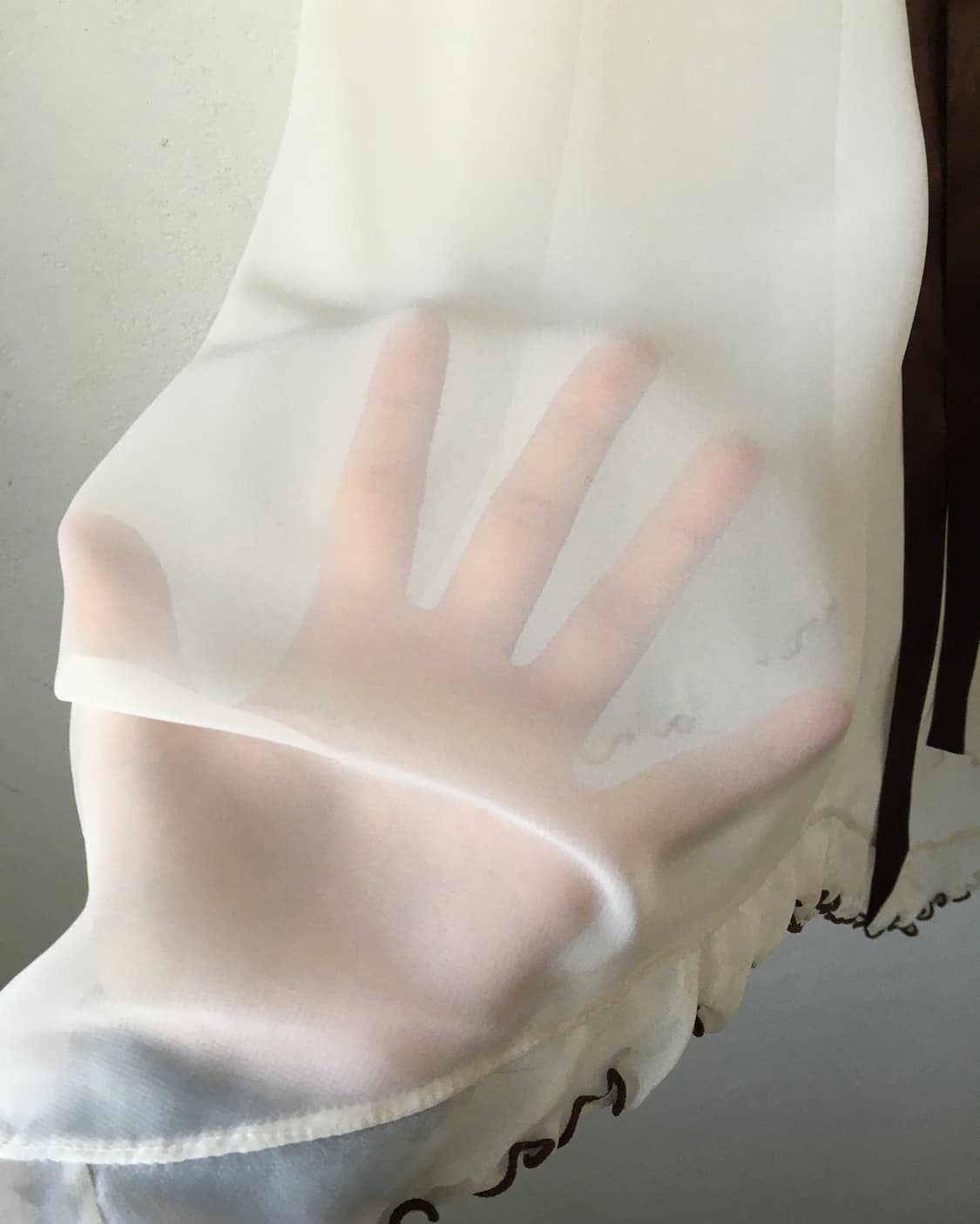 Frill unbalanced sleeveless 상품이미지3