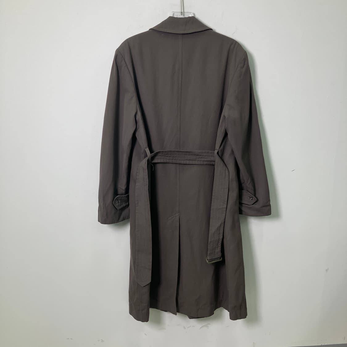 바라쿠타 다크 카키 더블 브레스티드 트렌치코트 상품이미지2