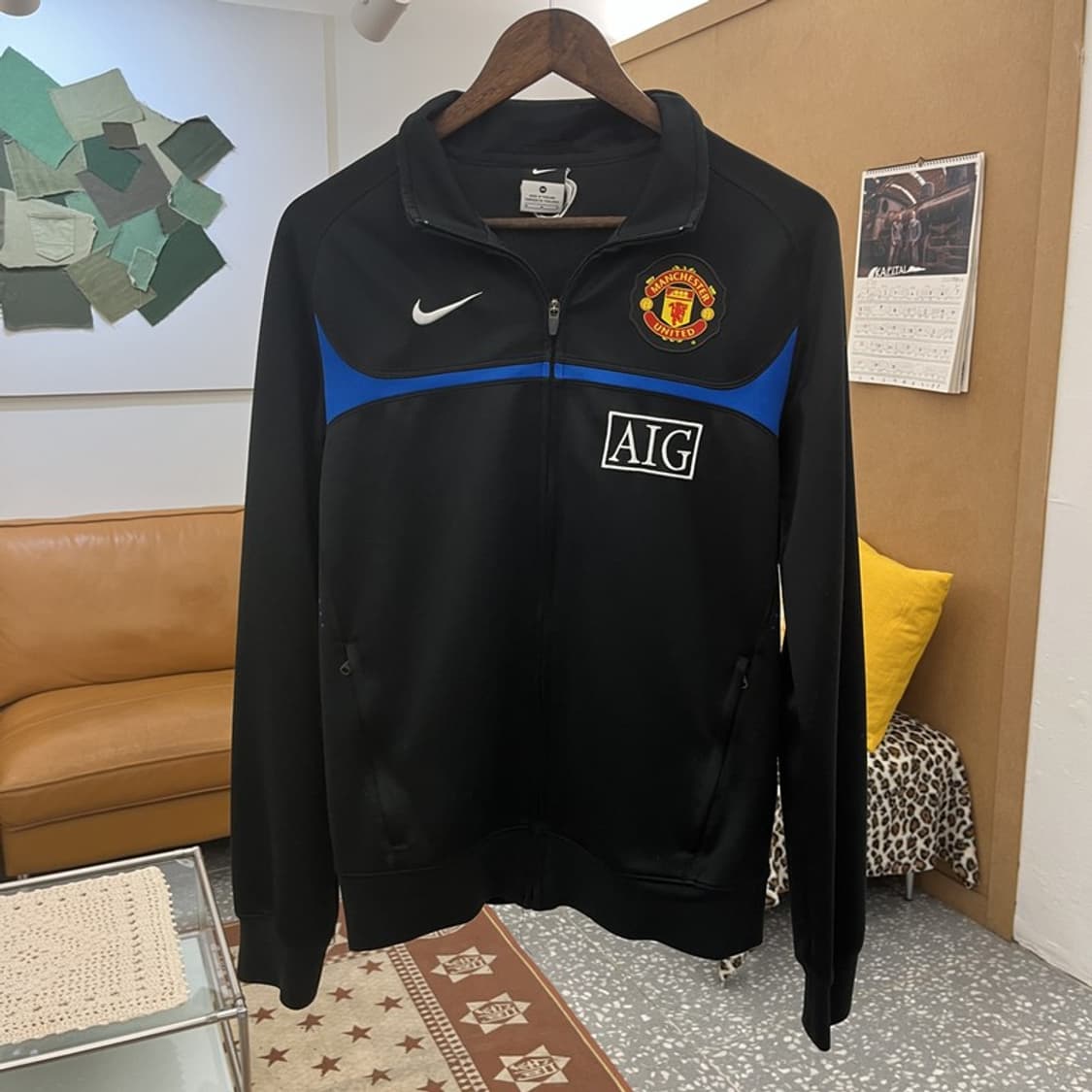 나이키 올드스쿨 레트로 맨체스터 유나이티드 져지 집업 M C10473 상품이미지3