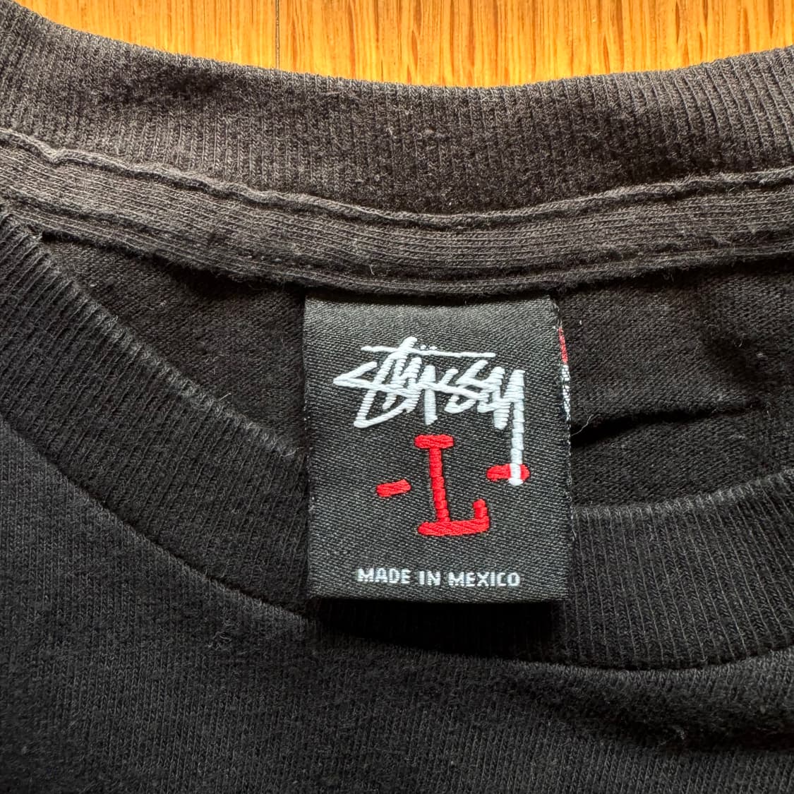 스투시 레오파드 빅로고 프린트 티셔츠 L 상품이미지3