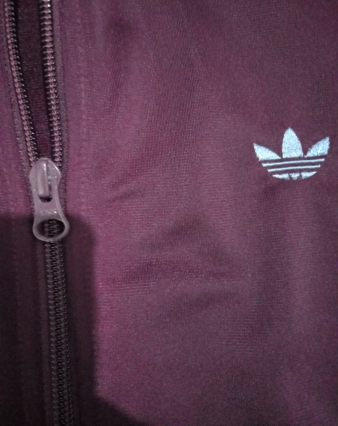 아디다스 BB 베켄바우어 쉐도우 버건디 마룬 트랙탑 져지집업 95/M 상품이미지3