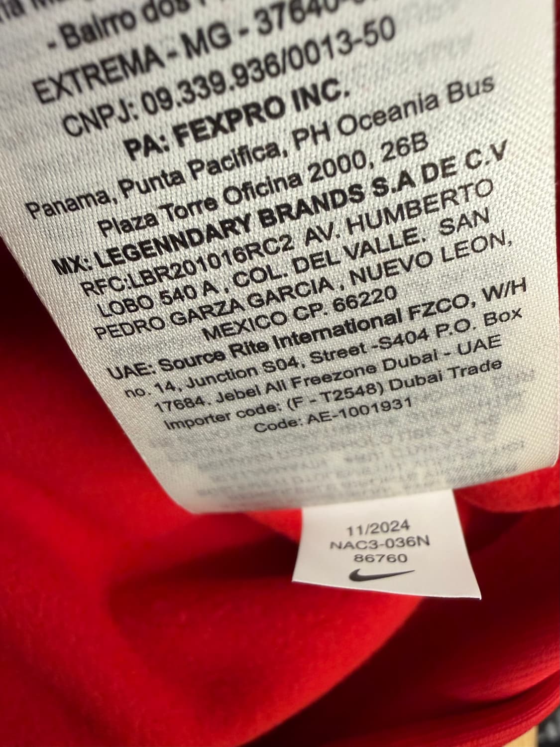 [L] 나이키 x 보스턴 레드삭스 후드티 레드 상품이미지7