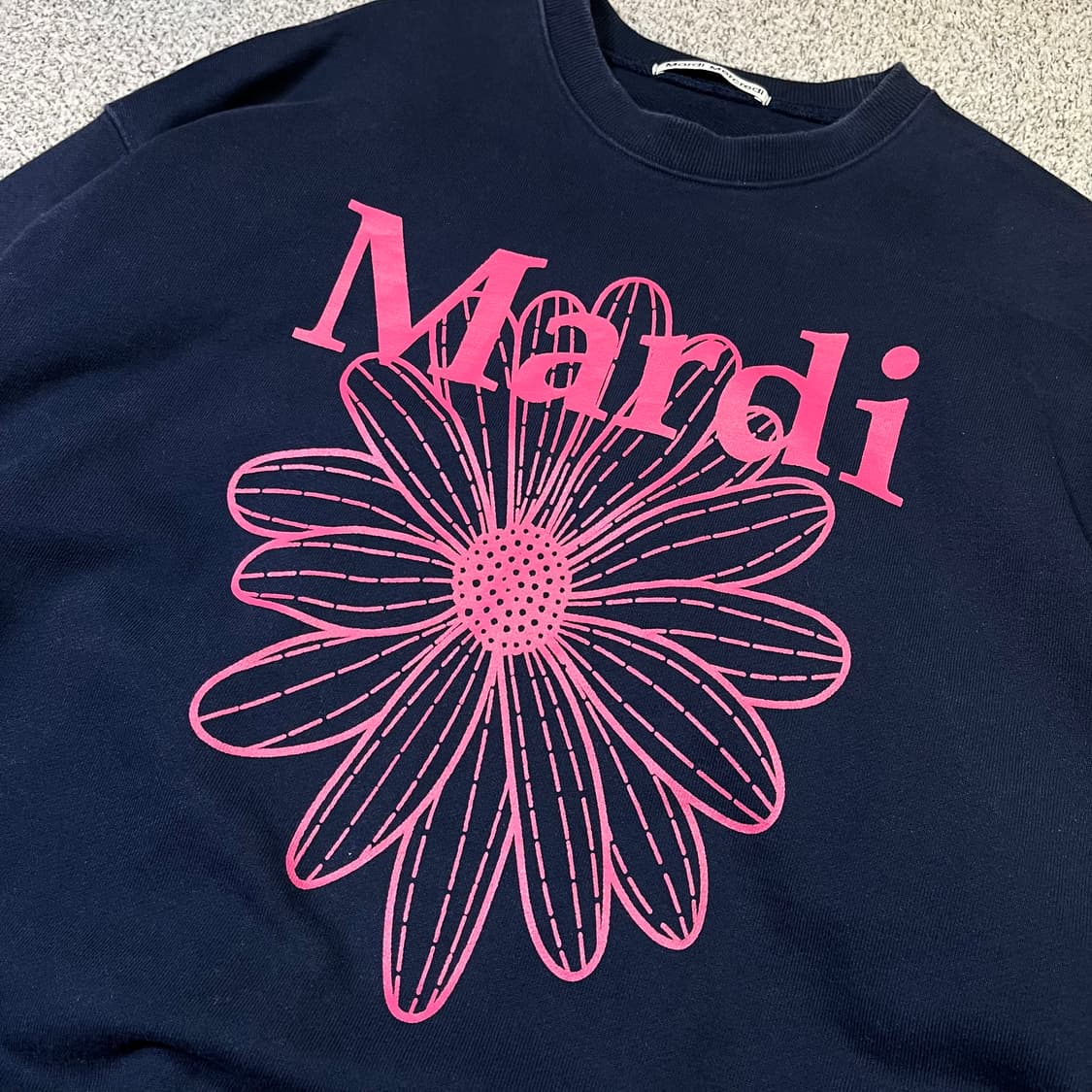 마르디 메크르디 플라워 맨투맨 상품이미지2