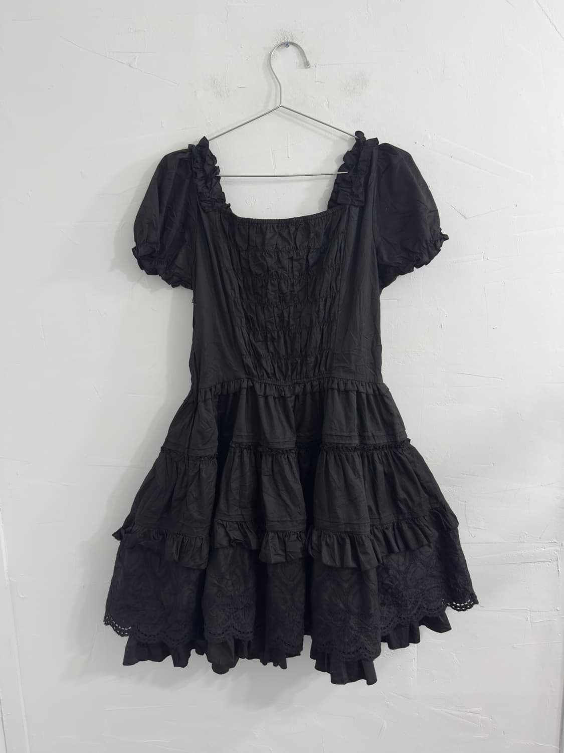 body line goth ruffle ribbon dress 상품이미지2