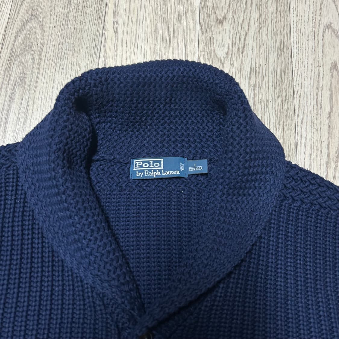 폴로랄프로렌 숄카라 두툼한 가디건 105 상품이미지4