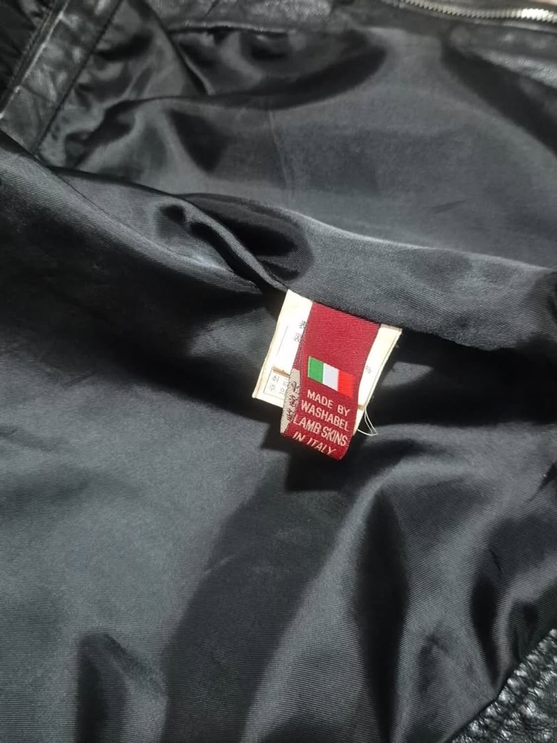 double zip italy lamb skin jacket 상품이미지5