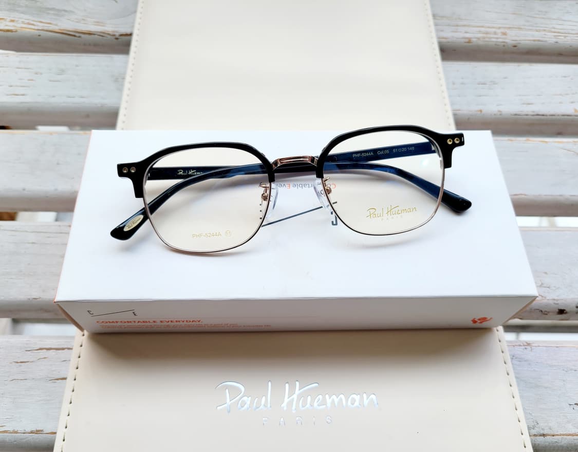 폴휴먼안경(PHF5244A 골드블랙하금테) 상품이미지1