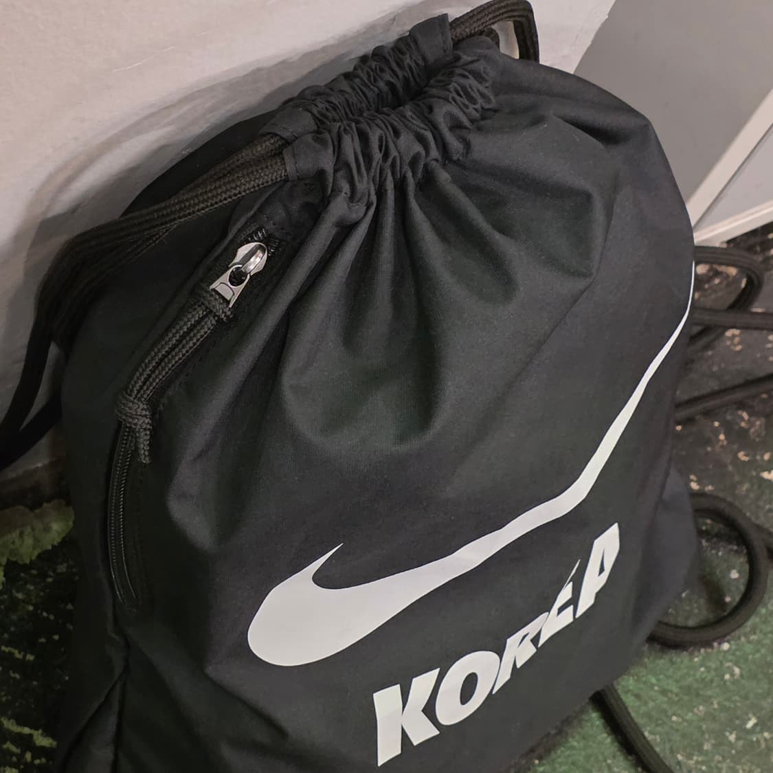 나이키 코리아 드로우스트링 백팩 블랙 상품이미지5
