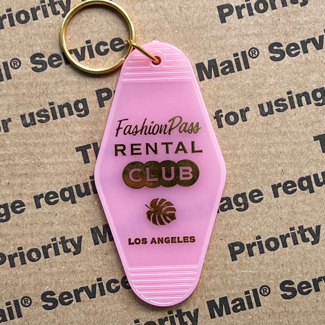 90s vtg FashionPass Motel Keyring 상품이미지1