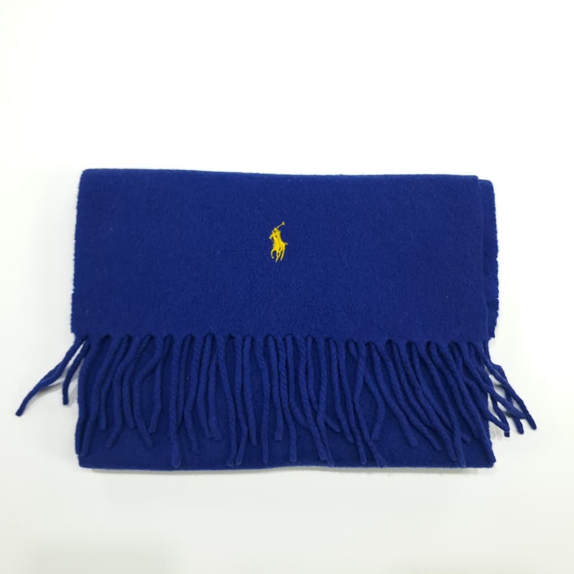 MX166 폴로 랄프로렌 로얄블루 램스울 목도리 머플러 상품이미지7