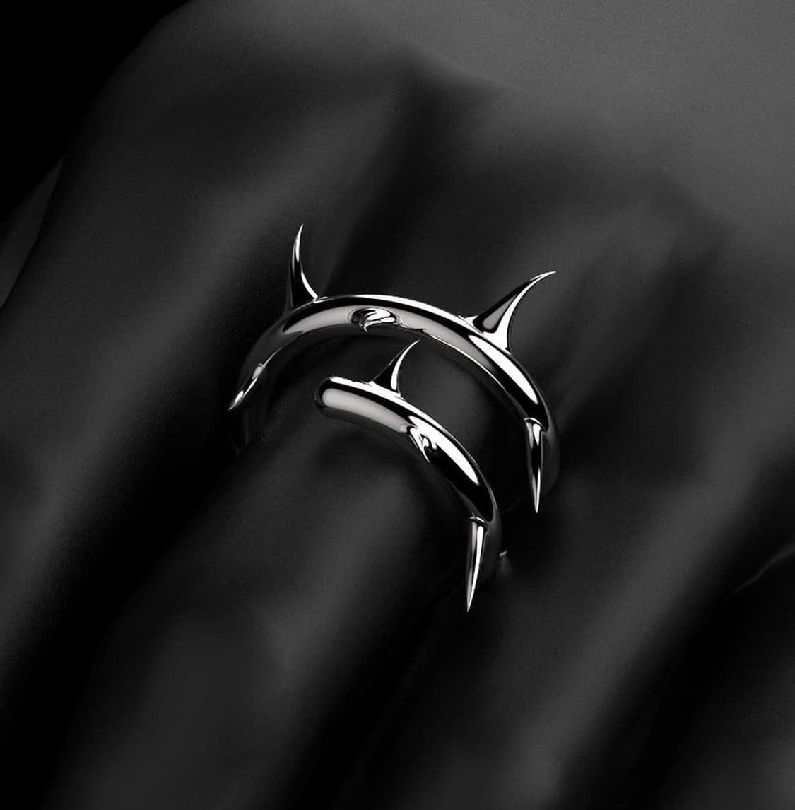Ring Rose Snake-Silver L 상품이미지2