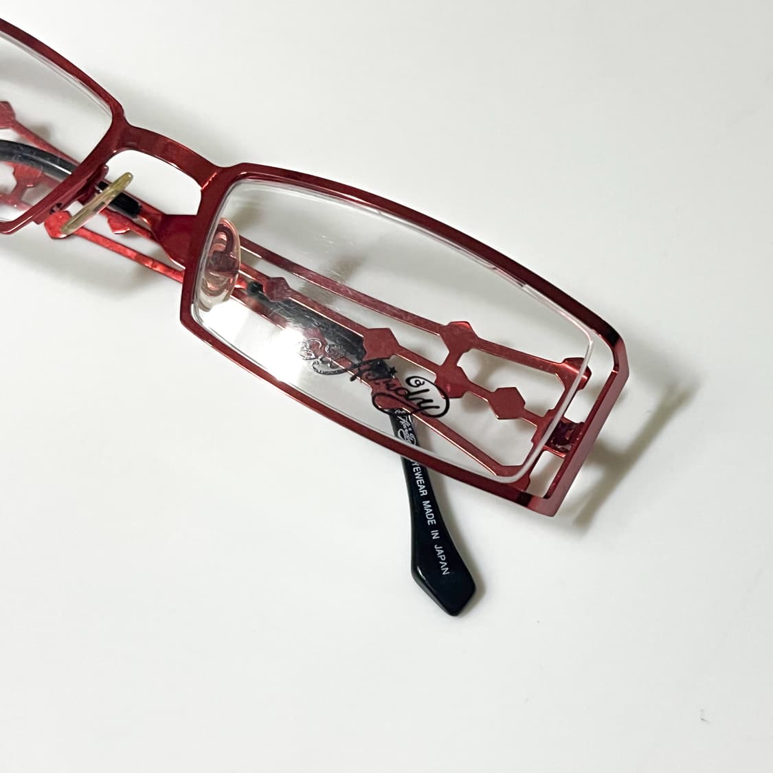 빈티지 스퀘어 라인 안경 상품이미지5